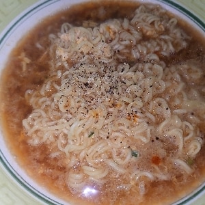 サッポロ一番味噌ラーメン卵とじ